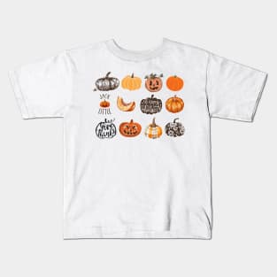 It's the Little Things Pumpkin Harvest Kids T-Shirt